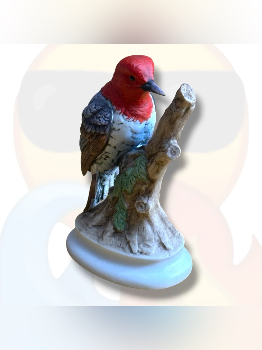Vintage Lefton China Woodpecker Bird (Model KW4206) Figurine